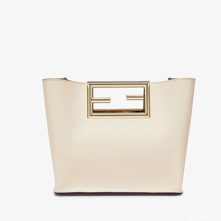 Affordable HOT In Way Calf Fendi Bag White Leather Small 0717